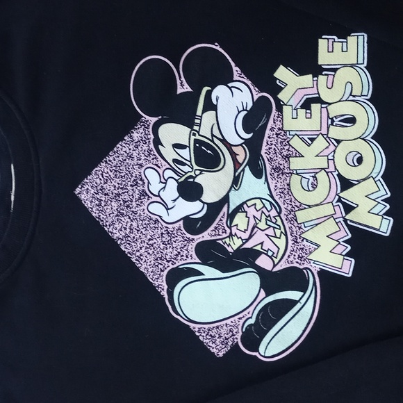 Disney Mikey Mouse Graphic Crewneck Sweater - Picture 4 of 6